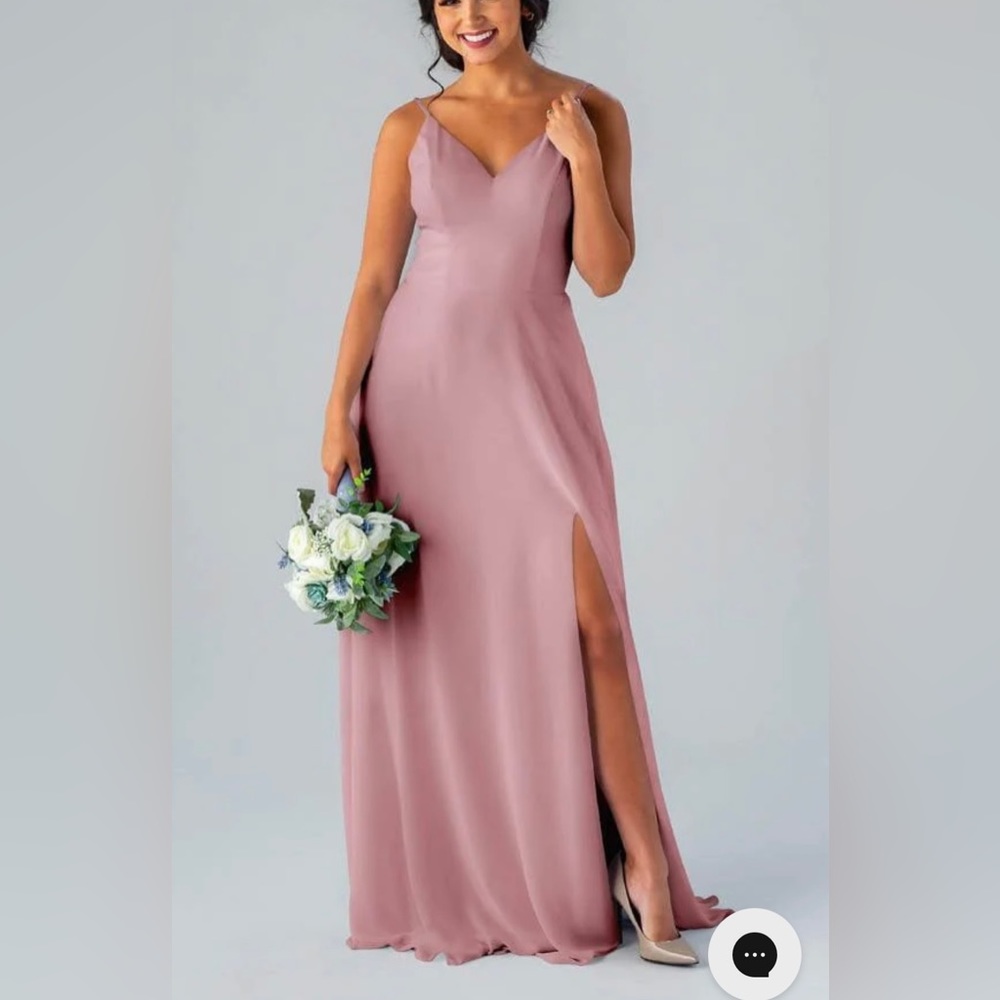 Kennedy Blue - bridesmaid dress. Dusty rose - Sophia style